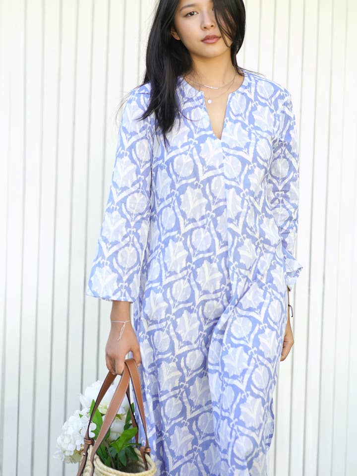 Calypso Addison Dress Lt. Blue for wholesale on Faire4