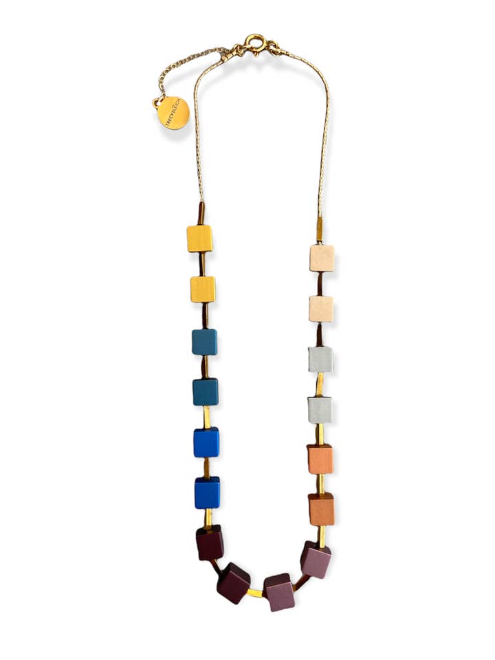 Cube Necklace for wholesale by Trecy Bleich