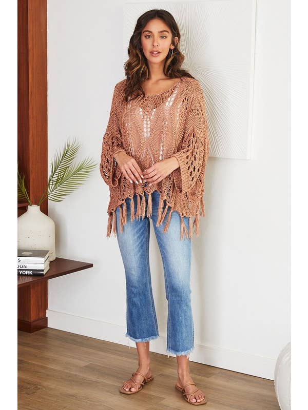 VENTI6 - Wholesale Poncho - Women's - DRAFT ITEM Poncho