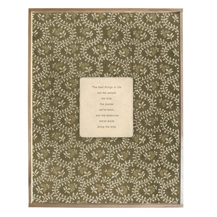 Wallpaper Print, Inspirational Quote, Vintage Style Print for wholesale by Graphically Speaking Design