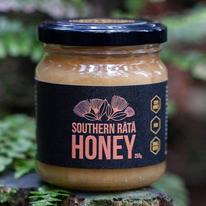 Special Harvest - Southern Rātā Honey for wholesale by Hunt and Gather Bee Co.