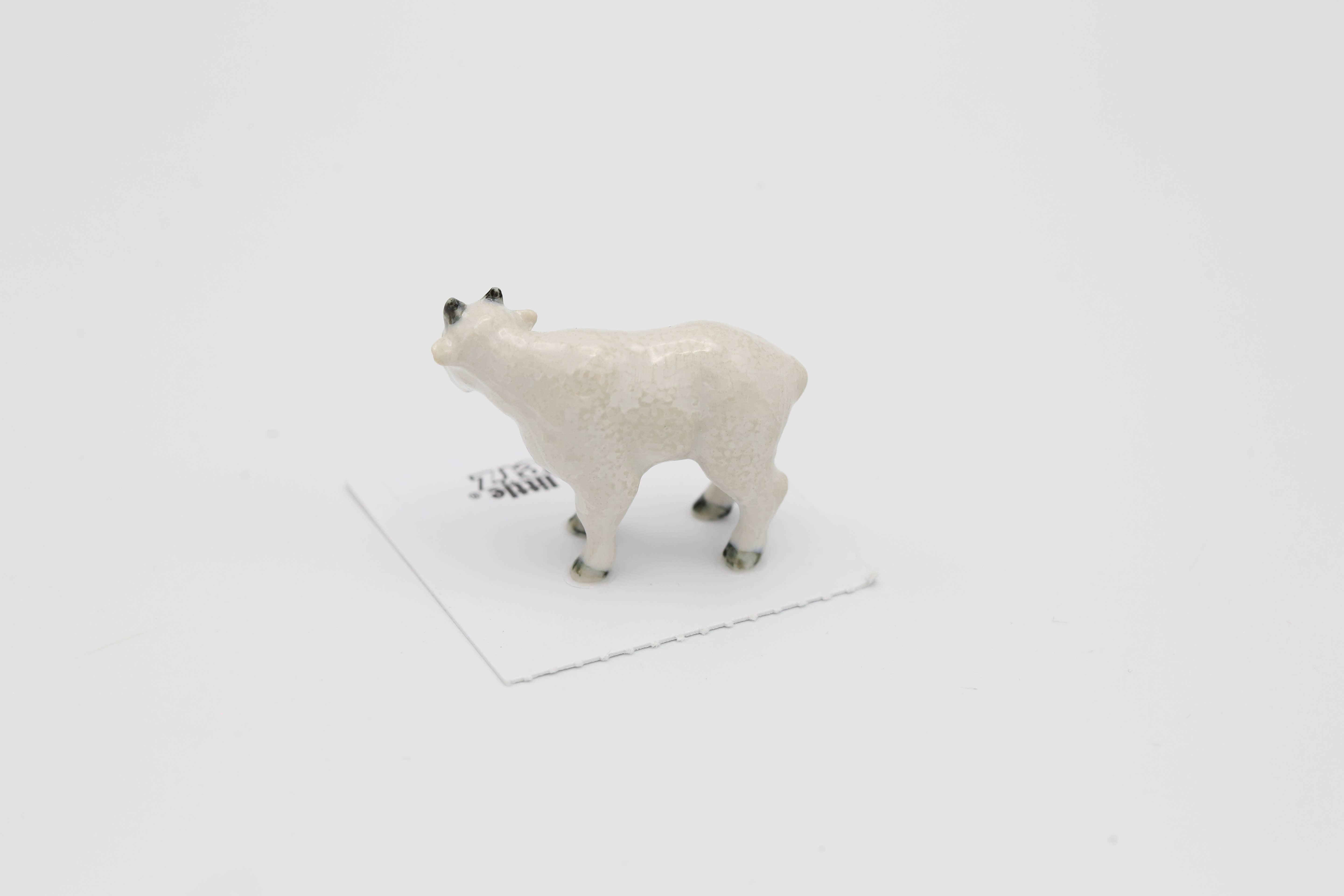 Little Critterz - Vente Figurine décorative - Chèvre des Alpes en porcelaine miniature1