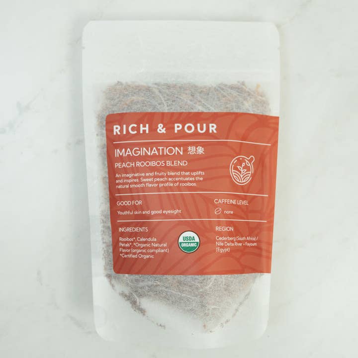 Rich & Pour - Wholesale Loose Tea - Imagination - Peach Rooibos Blend3