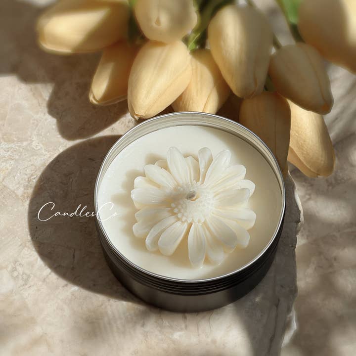 CandlesCo Australia - Wholesale Travel candles - Scented Daisy1