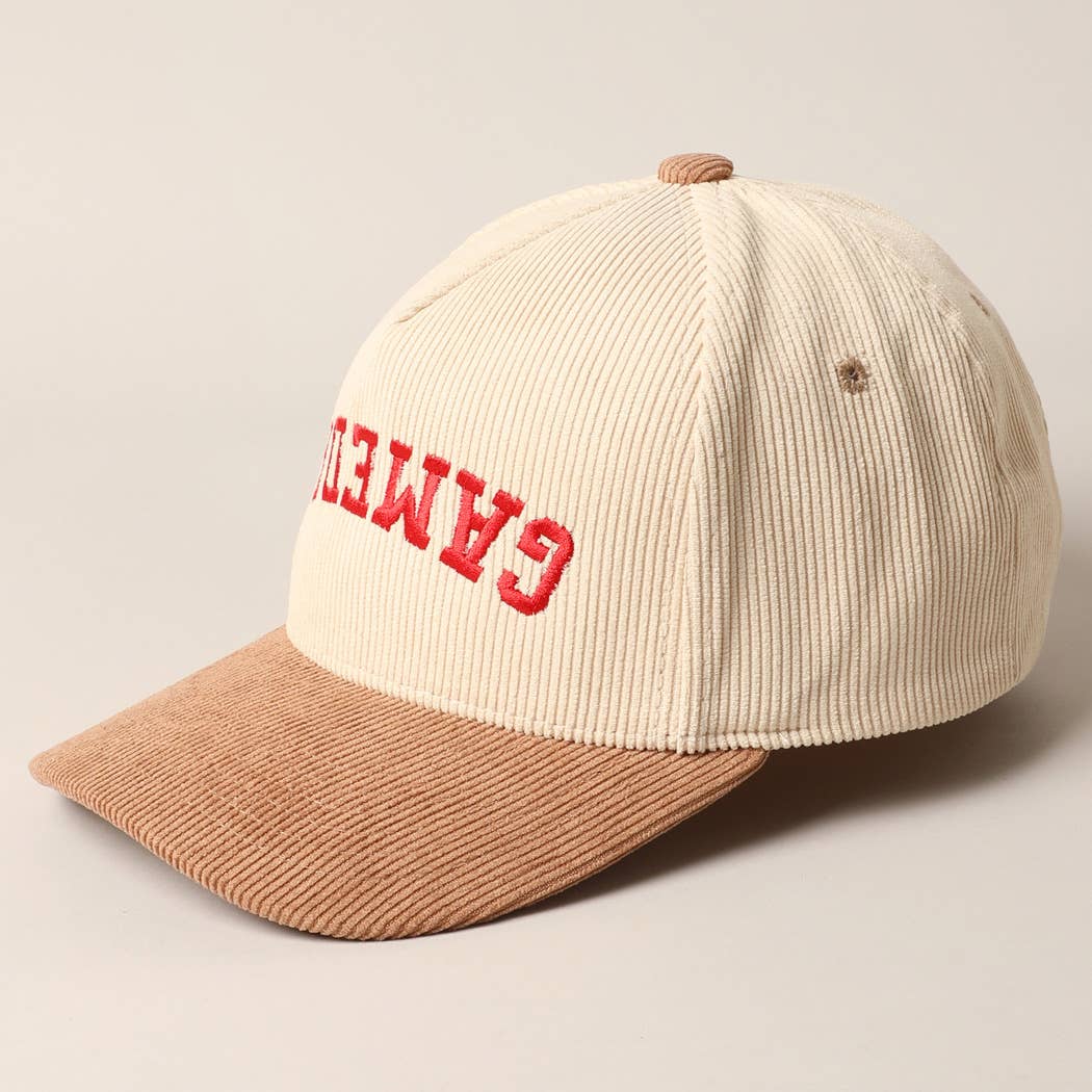 Fashion City - Wholesale Trucker Hat - Unisex - GAMEDAY Upside Down Trucker Corduroy Baseball Cap 27