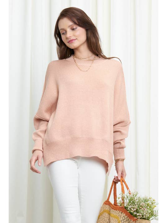 Newbury Kustom - Wholesale Tunic Sweater - Women's - 10319A -Slouchy silhouette pullover sweater18