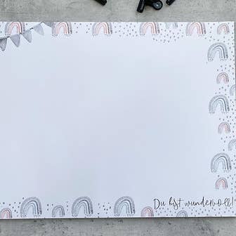 MrsApfelbaum - Venta al por mayor Protectores de escritorio - Alfombrilla de escritorio Bloc de notas A3 o A4 Arcoíris