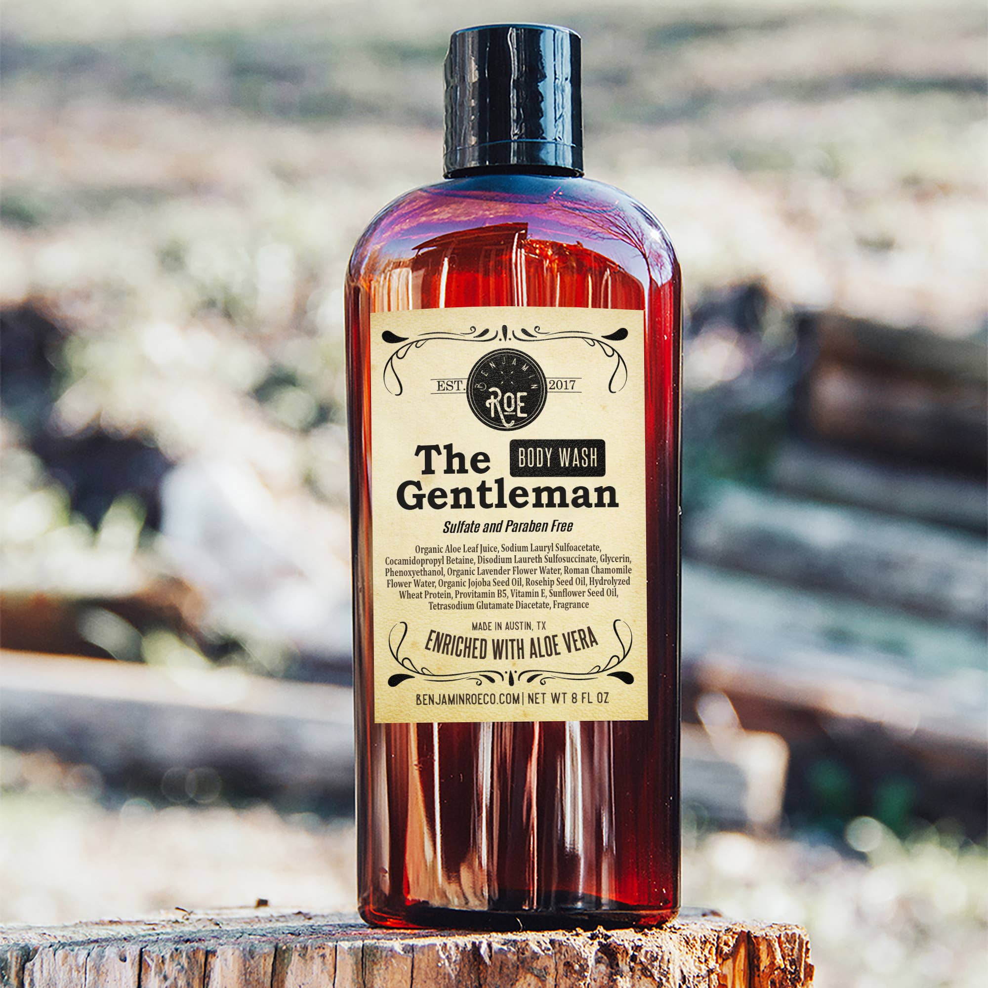 Benjamin Roe - Venta al por mayor Jabones/geles de ducha para el cuerpo - Hombre - Gel de ducha The Gentleman para cabello, cuerpo y barba1