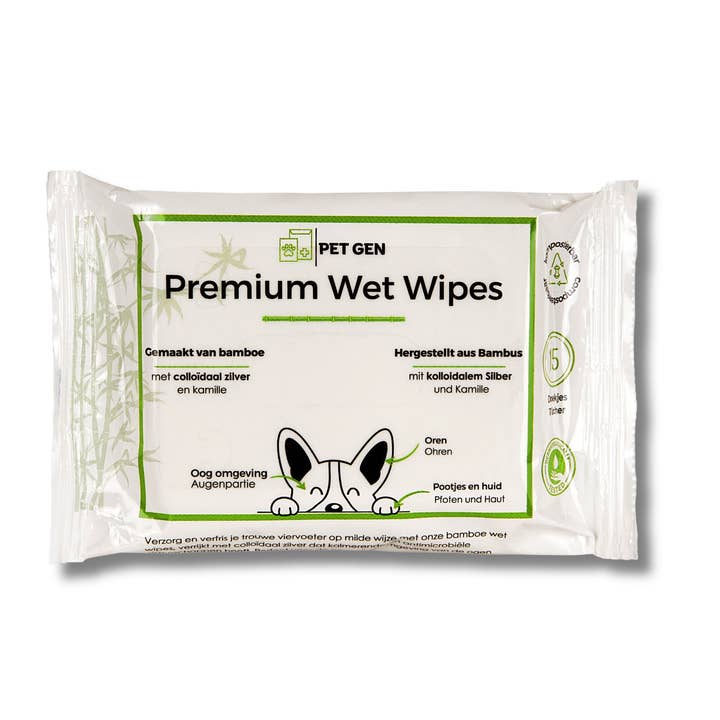 TraumaPet Nederland - Wholesale Verzorgingsproduct voor huisdieren - Hond - Premium Wet Wipes0