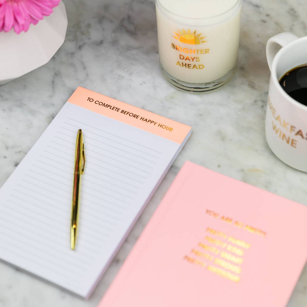 Chez Gagné – Diário por atacado – You Are So Pretty - Diário Diário Capa Dura - Rosa Pôr do Sol8