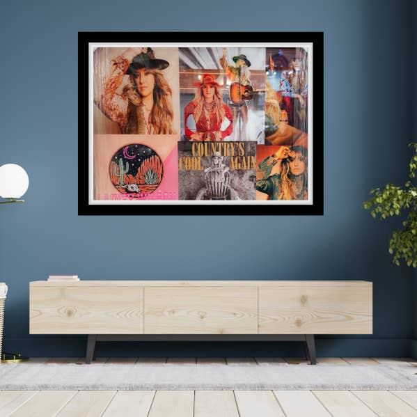 Lainey Wilson Framed 16X20 Printed Glass Collage for wholesale by Sports Legends and More