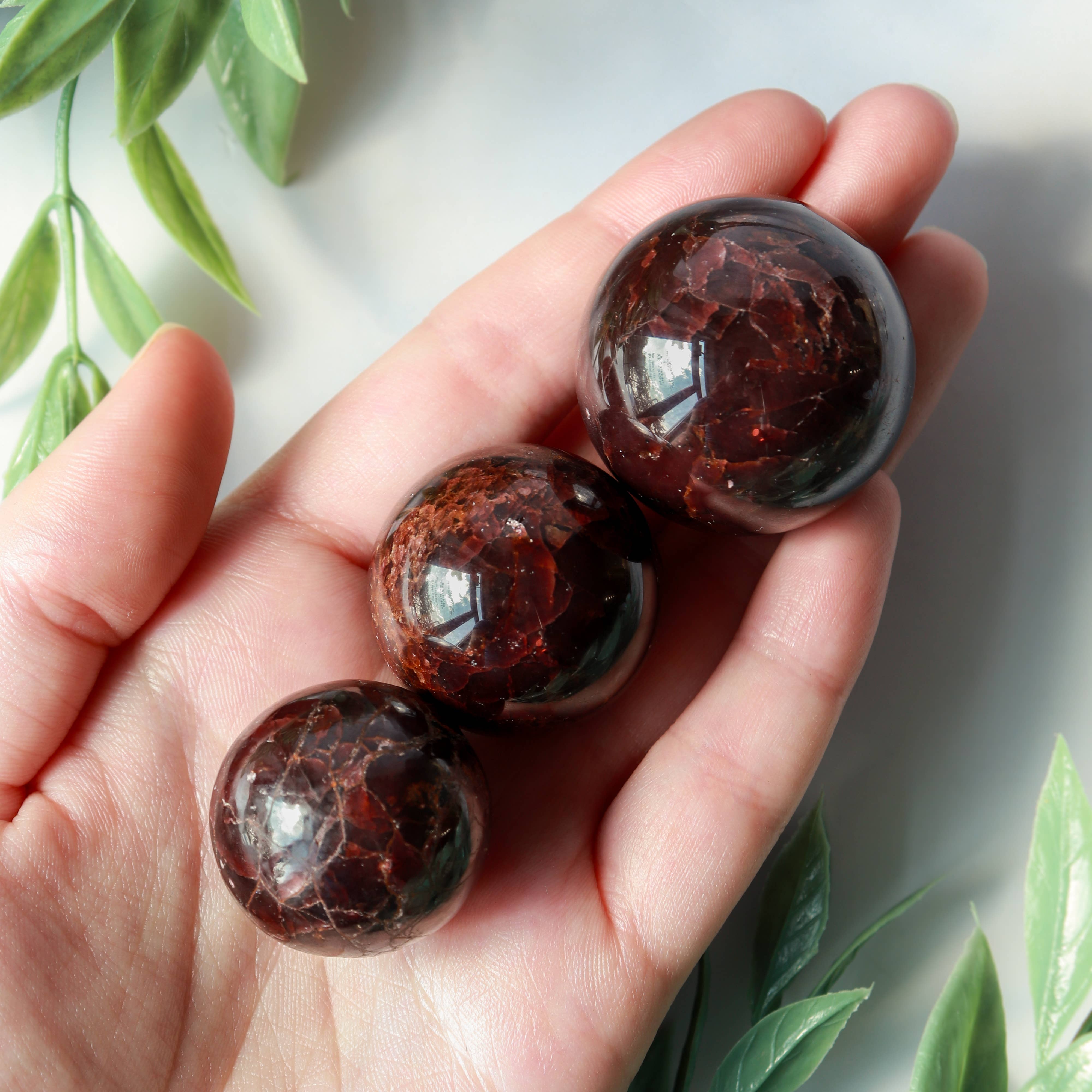 Natures Artifacts Inc – wholesale Spiritual stone/crystal – Star Garnet Sphere | Star Garnet Gemstone3