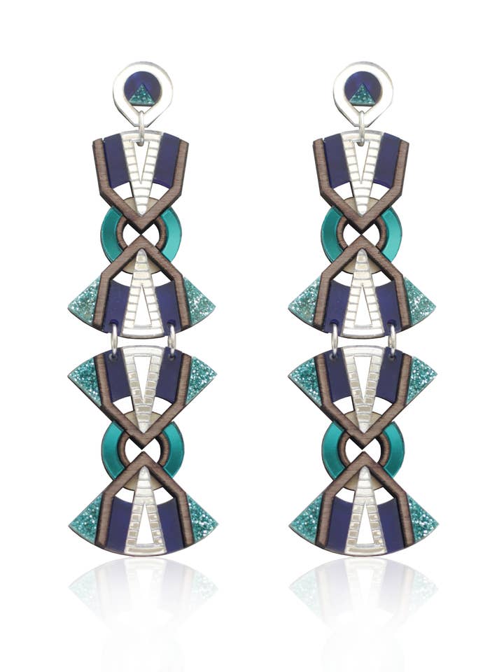 orecchini Nyota per la vendita all'ingrosso da parte di Chalk Jewellery