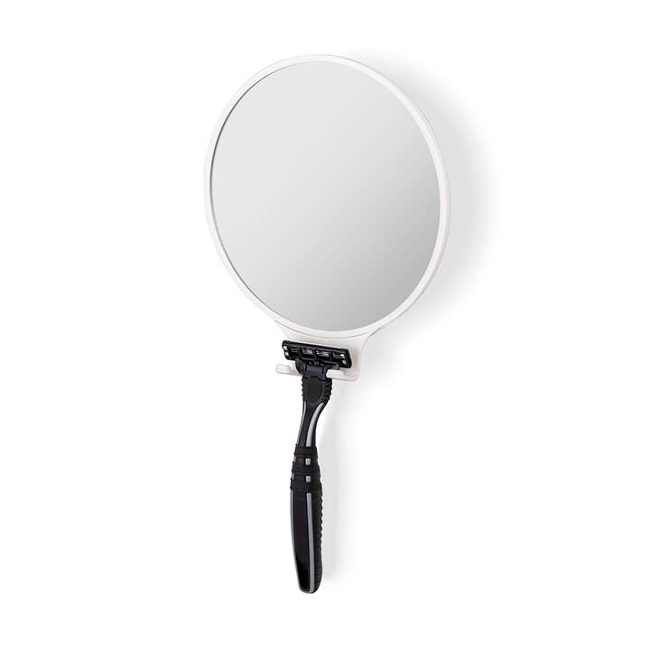 Fogless Shaving Mirror with Magnification & Razor Holder for wholesale by Zadro, Inc.