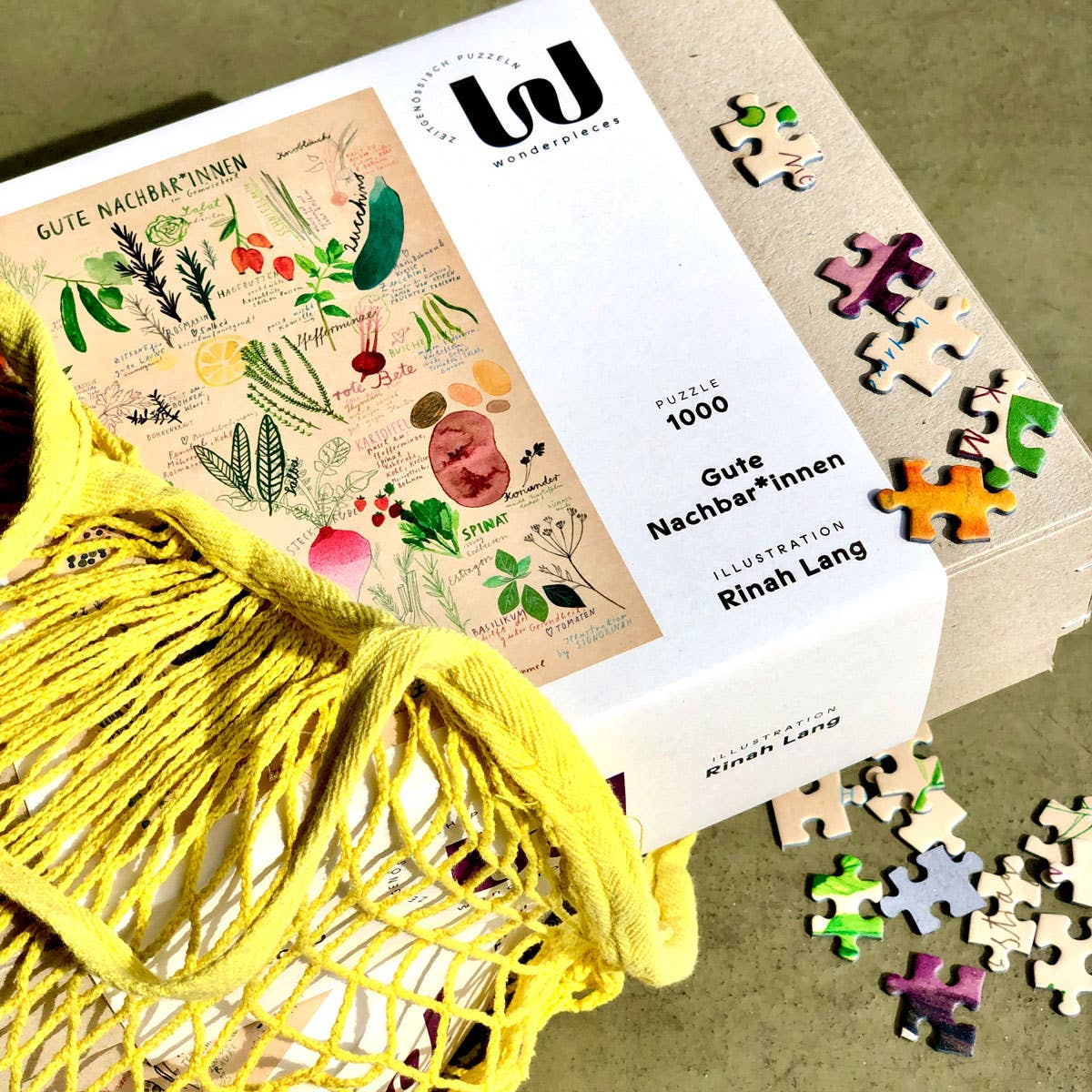 Wonderpieces - Wholesale Puzzle - Adult - »Gute Nachbar*innen« Puzzle | Illustration Rinah Lang4