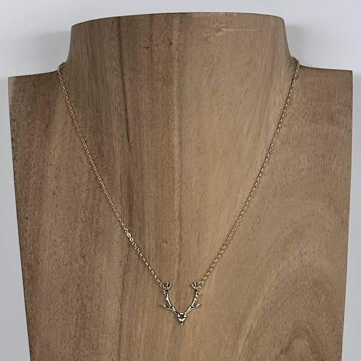 Antlers Necklace for wholesale by Pink House Imports