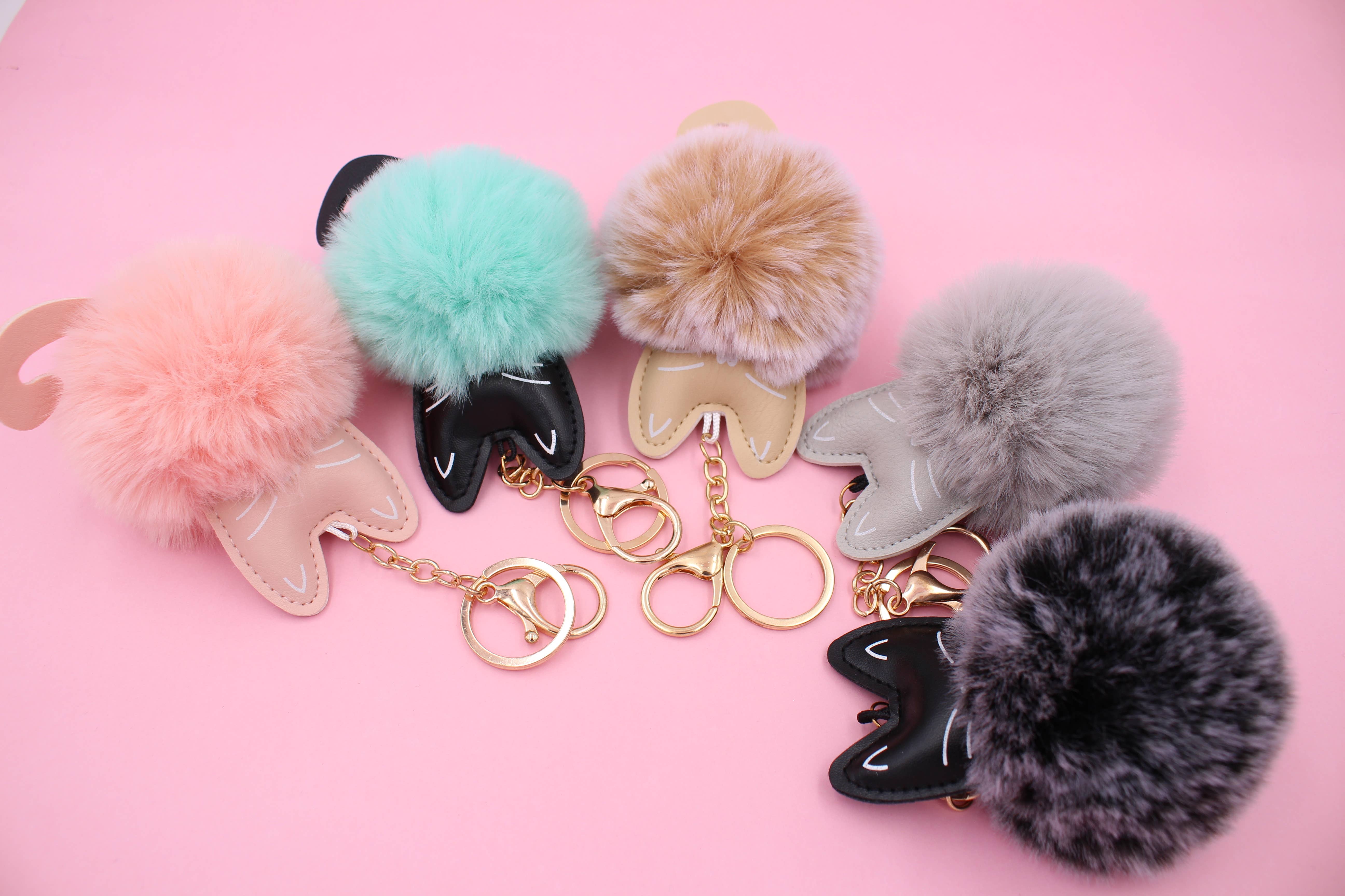 Real Sic - Venta al por mayor Llavero - Unisex - Llavero con diseño de gato, diseño de gato con pompón7