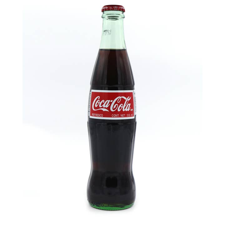 Coke (Mexican), 12oz Glass Bottle 12ct for wholesale by Grandpa Joe's Candy Shop