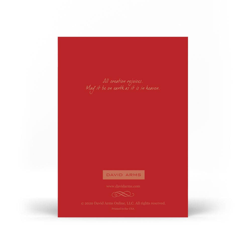 David Arms - Wholesale Season's Greetings Card - “Let Heaven And Nature Sing” Christmas Card3
