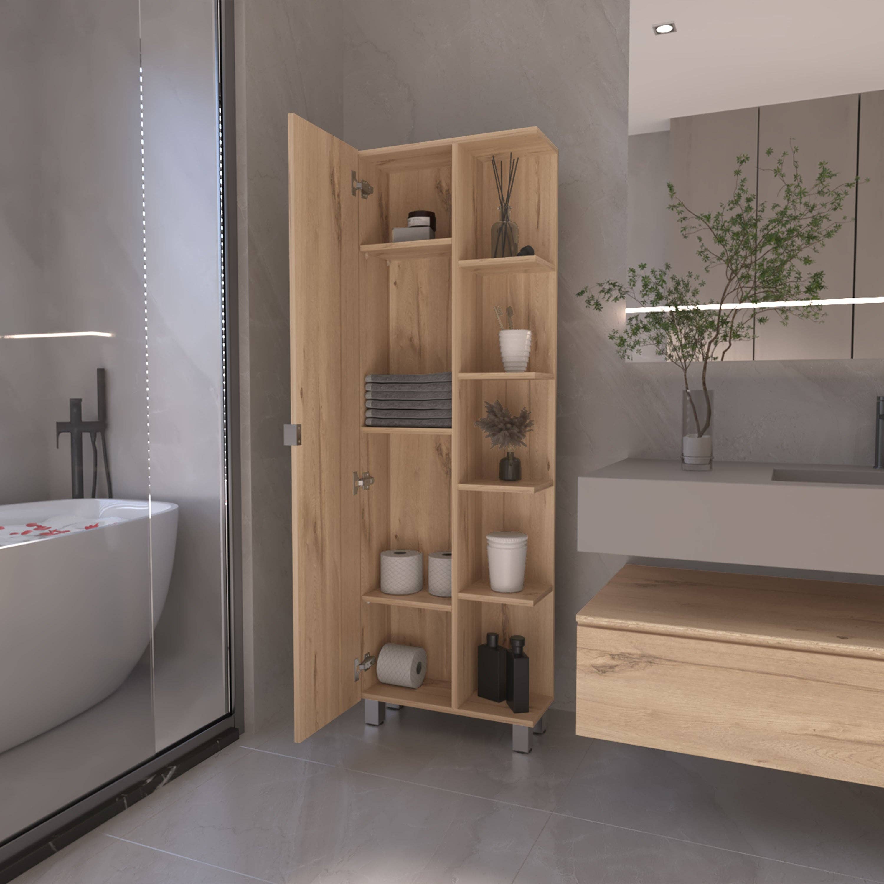 Lys eg Urano multifunktionelt badeværelsesskab for engroshandel på Faire6