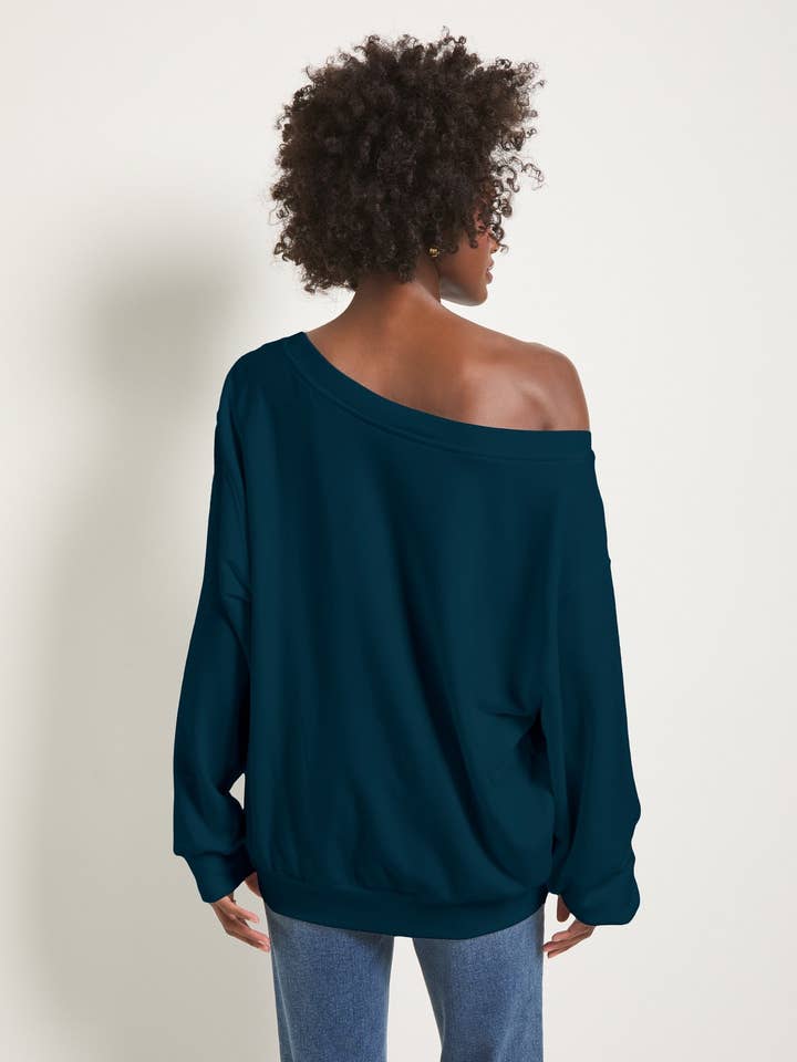 Seventy Eight and Sunny (SEAS) - Wholesale Sweatshirt - Women's - Brooksville One Shoulder Sweatshirt31