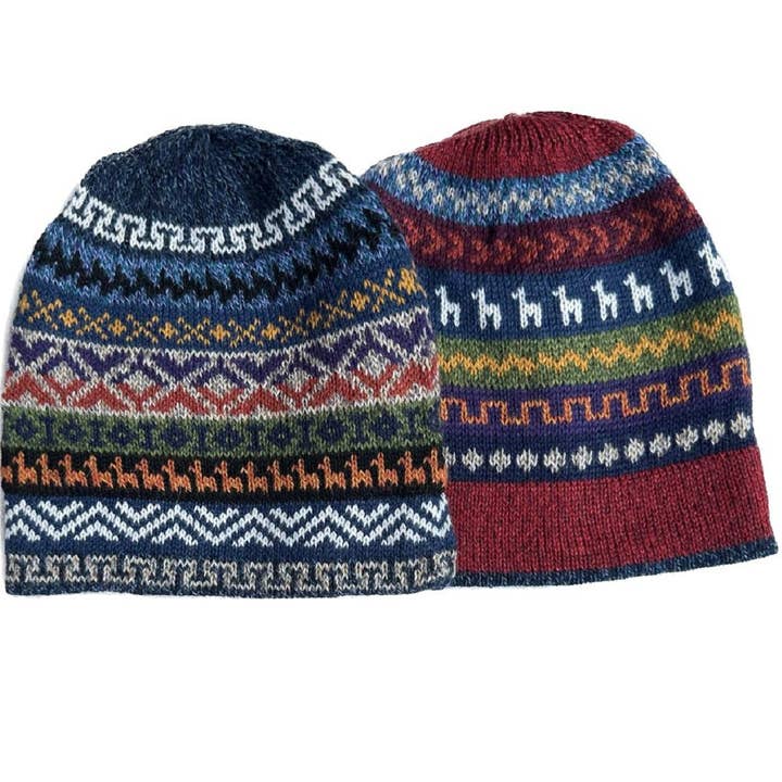 My Comfy Apparel - Wholesale Beanie - Women's - Alpaca Hat - Reversible Beanie Hat Alpaca Blend (HT341)1