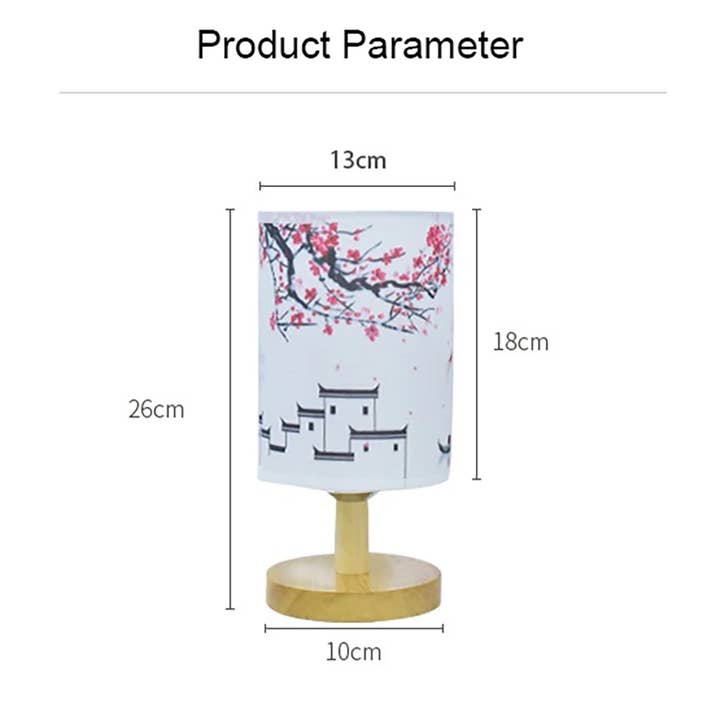 Holiday Farm – Großhandel Akzent-/Schreibtischleuchte – LED-Quadratische Tischlampe – Dimmbare Nachttischlampe3
