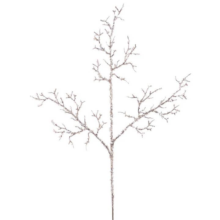 Artificial Glitter Twig Spray - 35" for wholesale by Will's Company