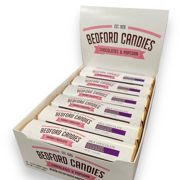Caramel Candy Bars for wholesale by Bedford Candies