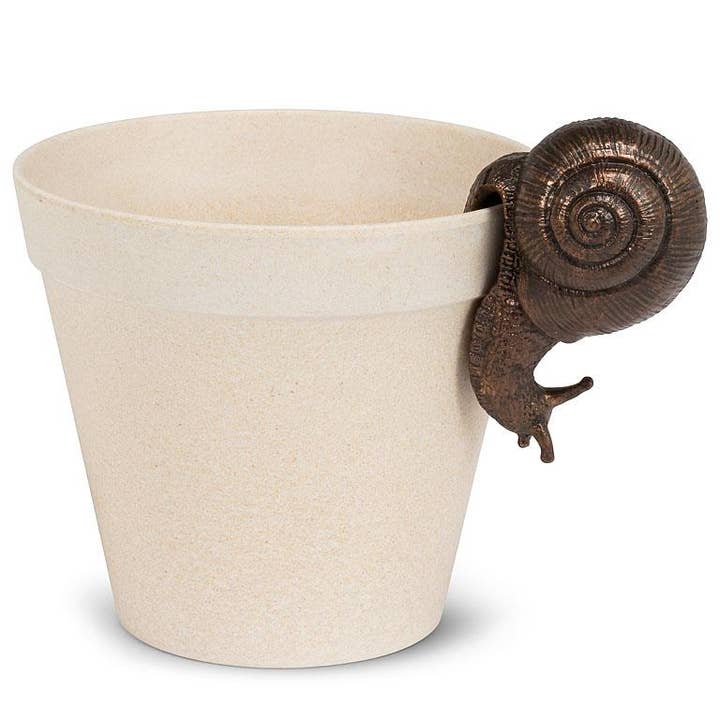 Abbott - Wholesale Hanging Planter - Hanging Snail-Bronze-4"H