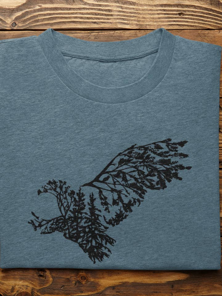 T-shirt unisex Woodland Eagle per la vendita all'ingrosso da parte di 5th Season