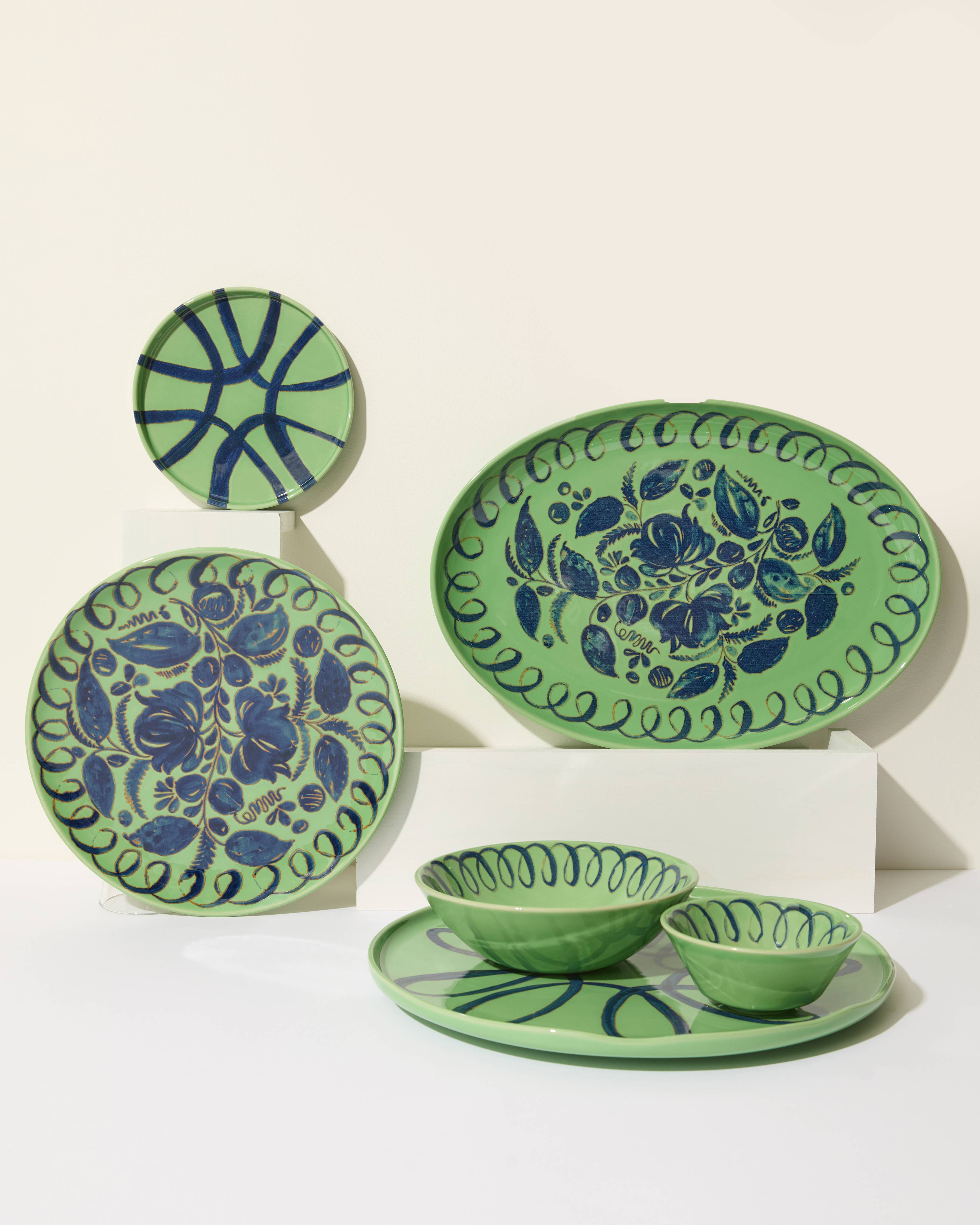 Couleur Nature - Wholesale Bowl - Amalfi Berry Bowl Green - 4.5" Diameter - 6.4 fl oz4