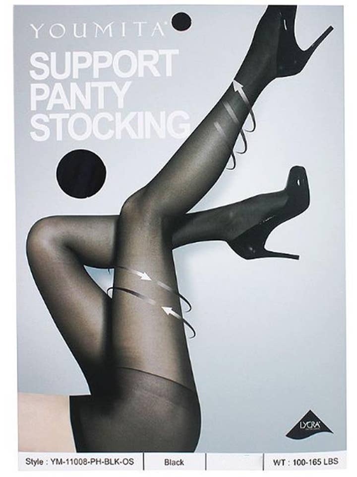 BK Plus Size Support Panty Stocking YM-11008P for wholesale on Faire