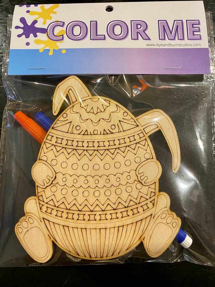 Easter Egg Color Me Kit for wholesale by Dye and Burn Studios