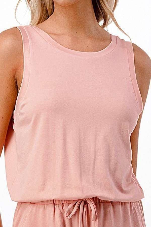 Heart & Hips - Wholesale Romper - Women's - JR46620 - LOWCUT SURPLICE ROMPER WITH SIDE POCKETS4