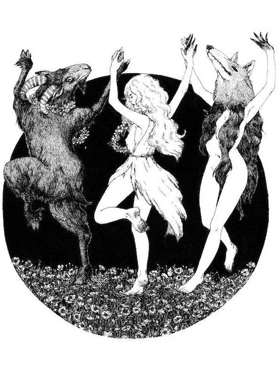 Midsummer Dance - 11x14" Print for wholesale by Stupid Animal Shop