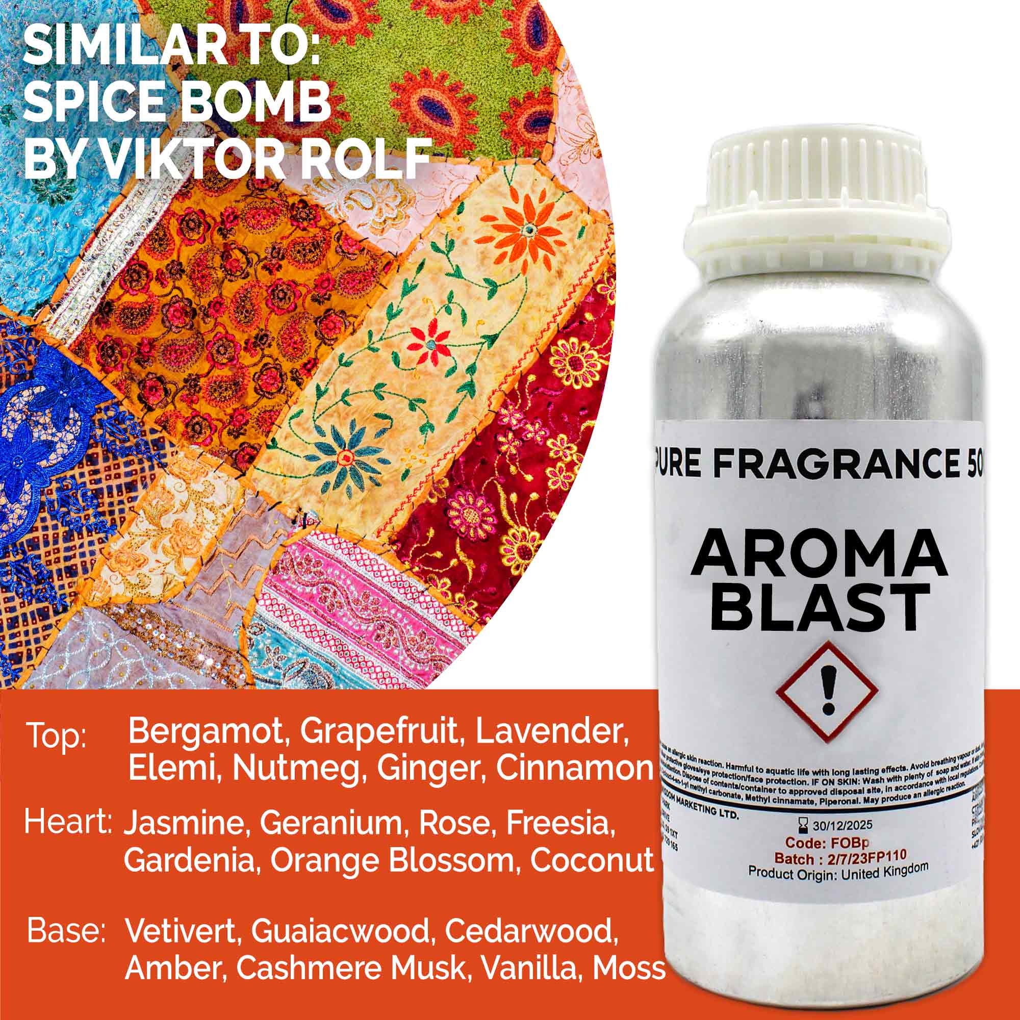 AW Aromatics Limited – wholesale Fragrance oil – Aroma Blast Fragrance Oil 1l 0
