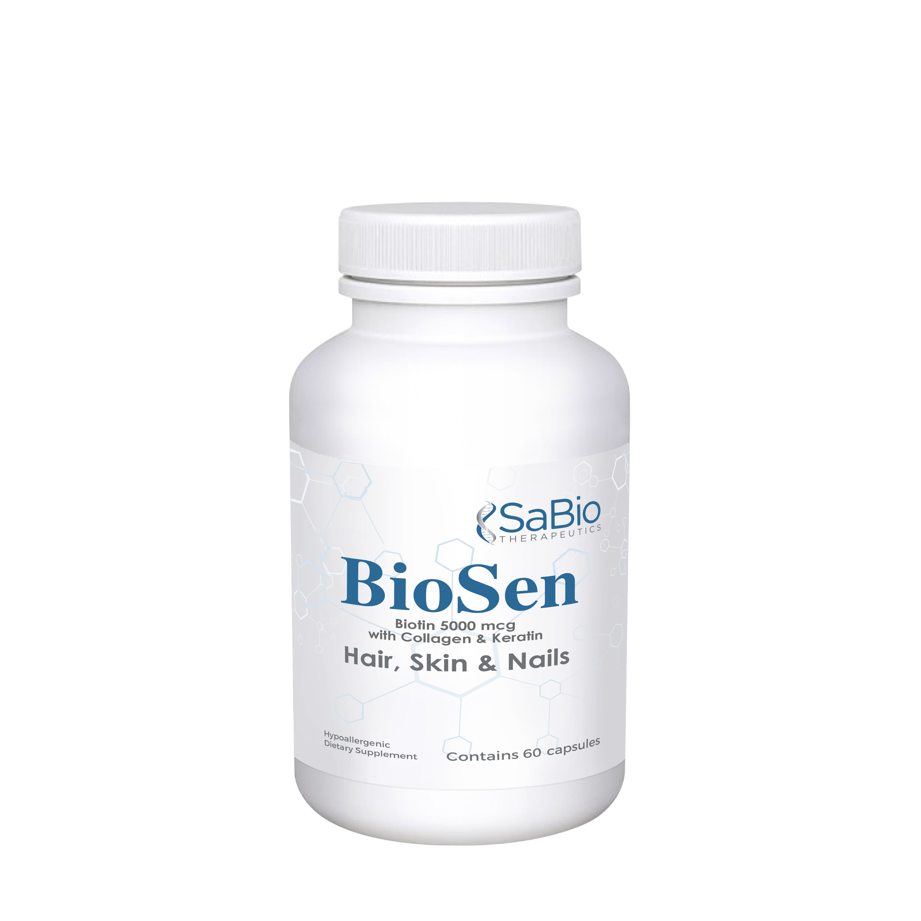 SaBio Therapeutics - Wholesale Oral Supplement/Vitamin - BioSen - Skin, Hair, & Nail Support0