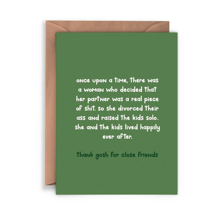 Cartão Divorciado e Livre por atacado de Twentysome Design