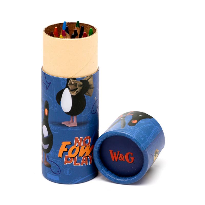 Puckator Ltd - Wholesale Pencil Case/Pouch - Wallace & Gromit Pencil Pot with 12 Colouring Pencils3