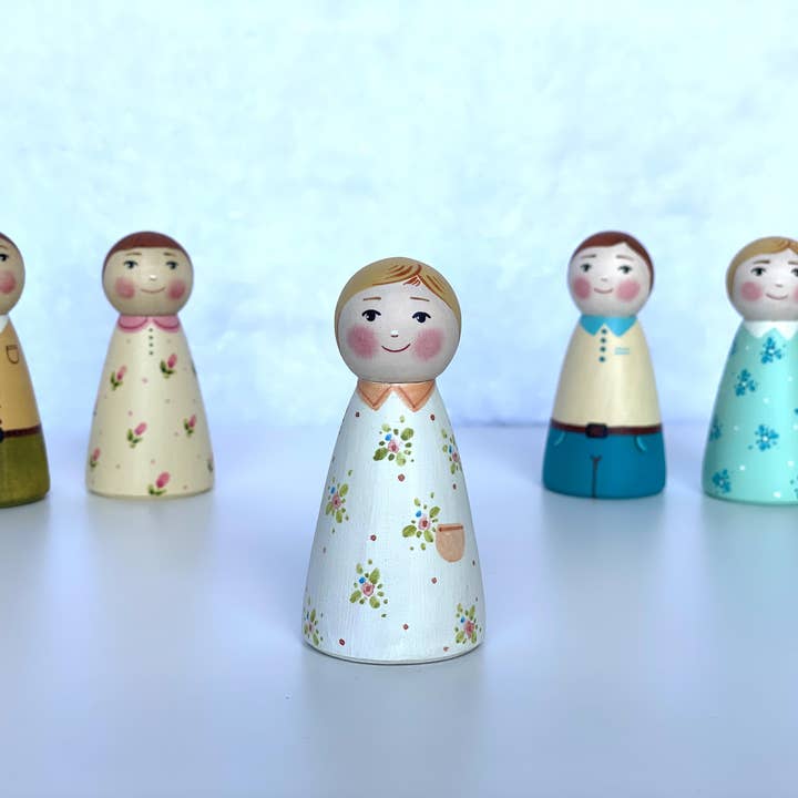 PoppyBabyCo - Wholesale Wood Toy - Kids - Wooden Peg Dolls Boy/Girl5