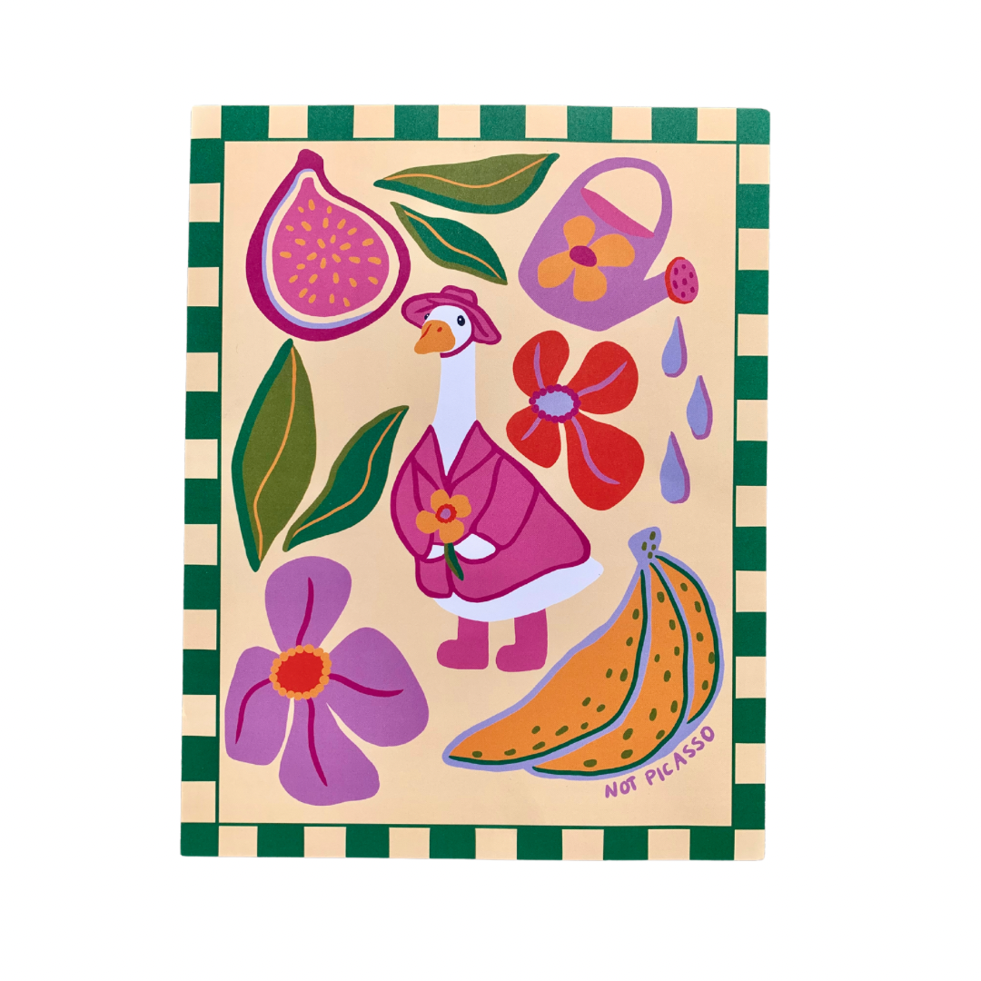 Not Picasso – wholesale Art print – Gertie Goose Print2