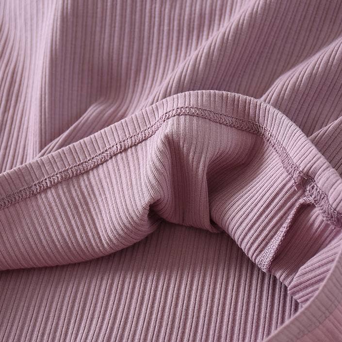 HIDDENBRAND - Wholesale Tank Top - Women's - Basic Essential cotton square neck rib tank top w self bra12