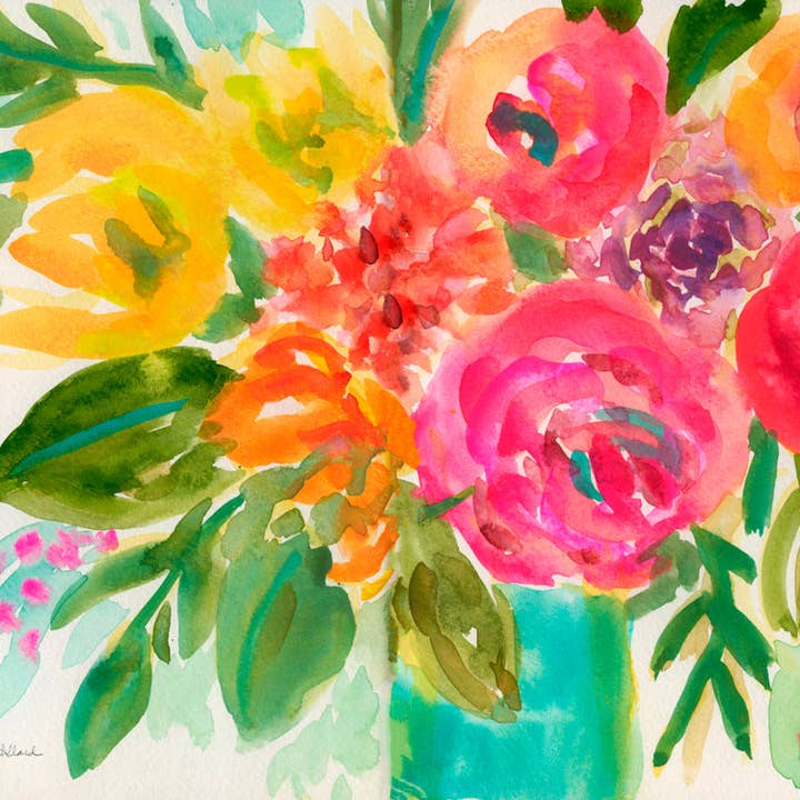 Turquoise Vase for wholesale by GreenBox Art