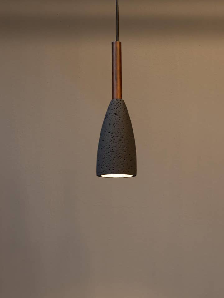 Zada Einzelne Schwarze Beton E27 Pendelleuchte Kronleuchter für den Großhandel von HEKA LIGHTING & TRADING LTD