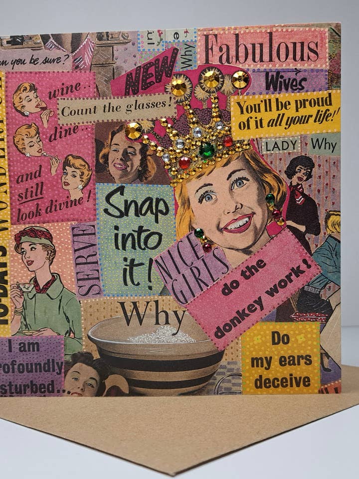 Snap Into It greetings card for wholesale by Elizabeth Bessant