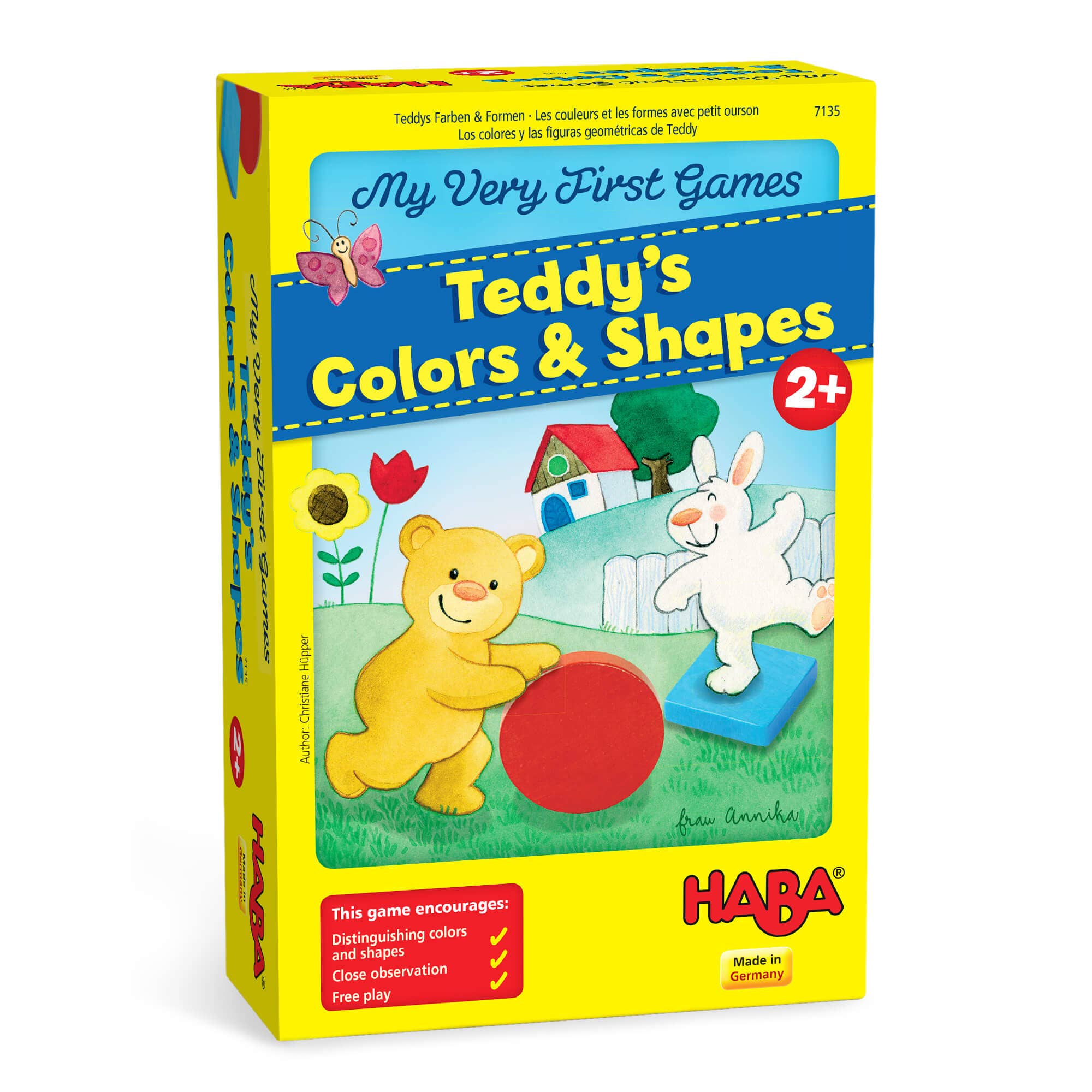HABA USA - Wholesale Brain Game - Kids - My Very First Games - Teddy's Colors and Shapes0