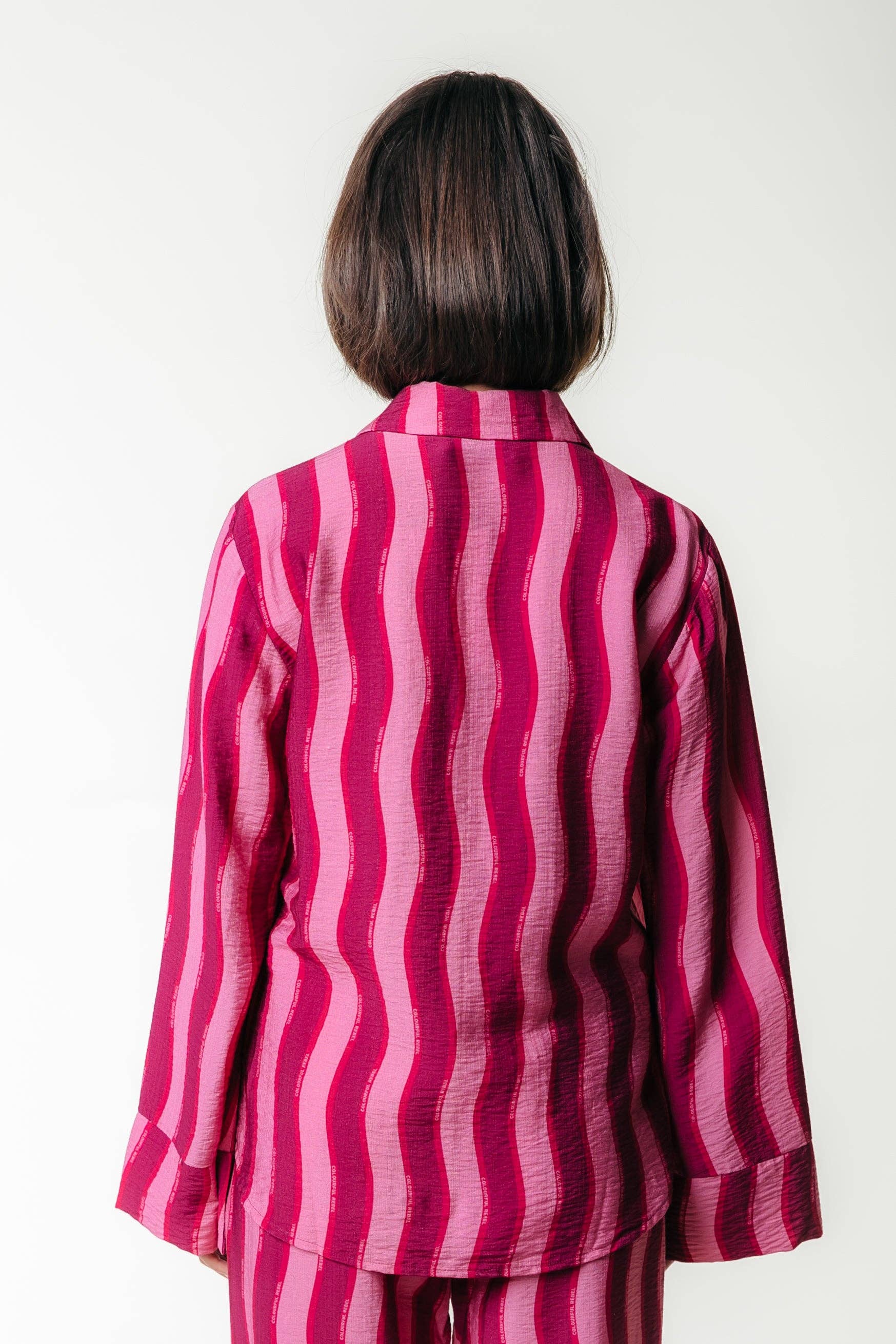 Tia Kimono Blouse | Medium Bright Pink for wholesale on Faire2