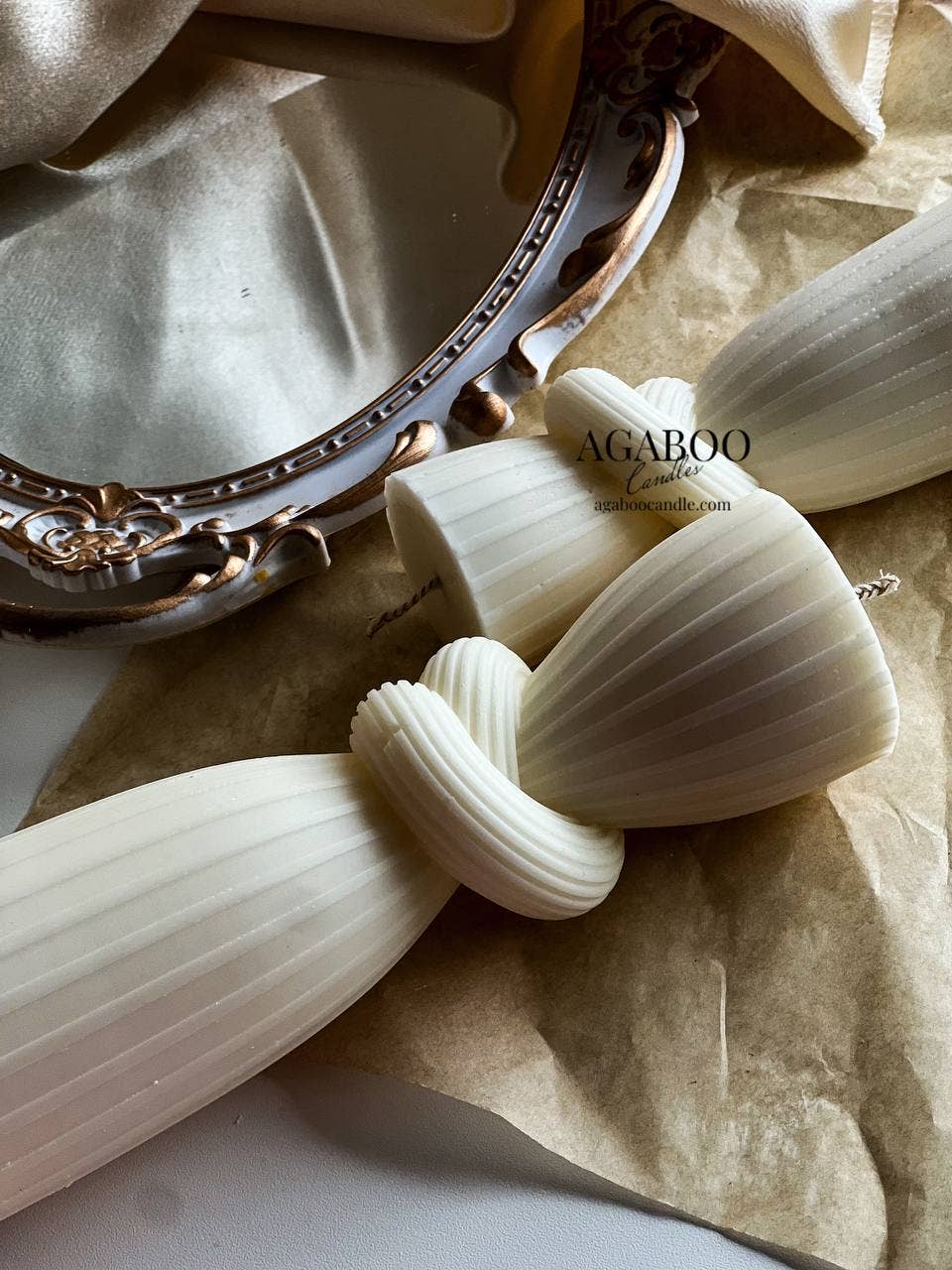 Agaboo Candle - Wholesale Pillar Candle - Knot Stripe Cylindrical Pillar Candle8