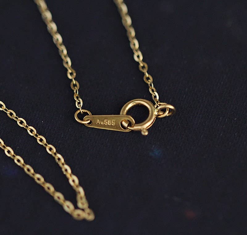 GenYLuxe - Wholesale Link & Chain Necklace - 14ct Solid Gold Necklace Chain4